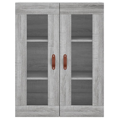 Highboard Grey Sonoma 69,5x34x180 cm Engineered Wood