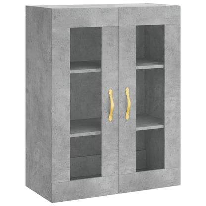 Highboard Concrete Grey 69,5x34x180 cm Engineered Wood