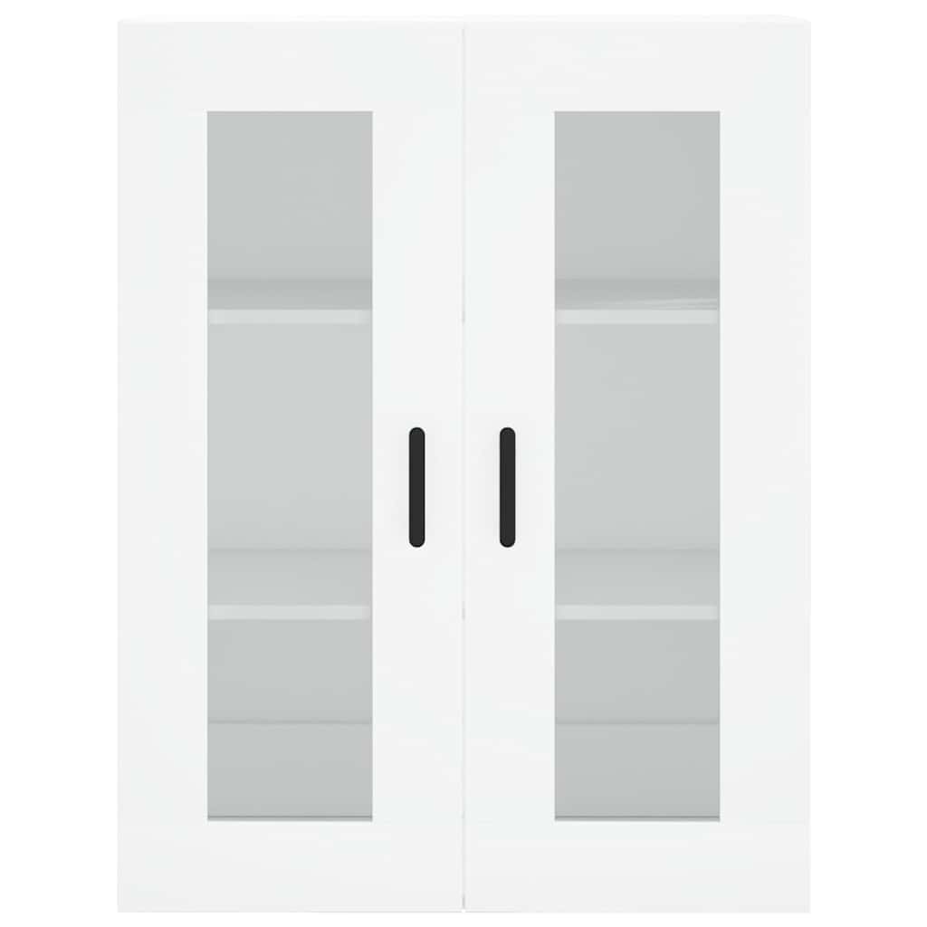 Highboard White 69.5x34x180 cm Engineered Wood