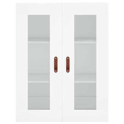 Highboard White 69,5x34x180 cm Engineered Wood