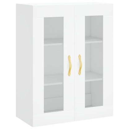 Highboard White 69,5x34x180 cm Engineered Wood