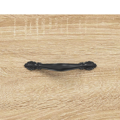 Highboard Sonoma Oak 69.5x34x180 cm Engineered Wood