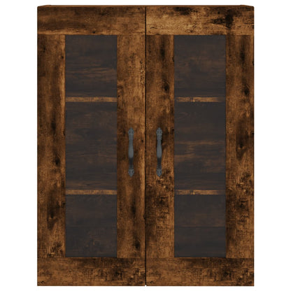 Highboard Smoked Oak 69,5x34x180 cm Engineered Wood