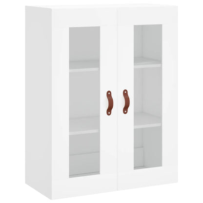 Highboard White 69,5x34x180 cm Engineered Wood