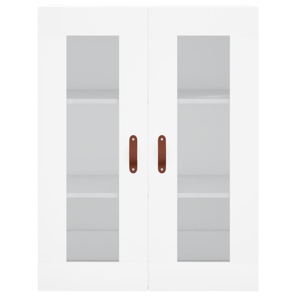 Highboard White 69,5x34x180 cm Engineered Wood
