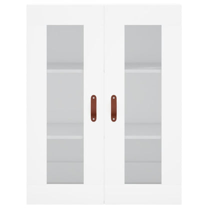 Highboard White 69,5x34x180 cm Engineered Wood