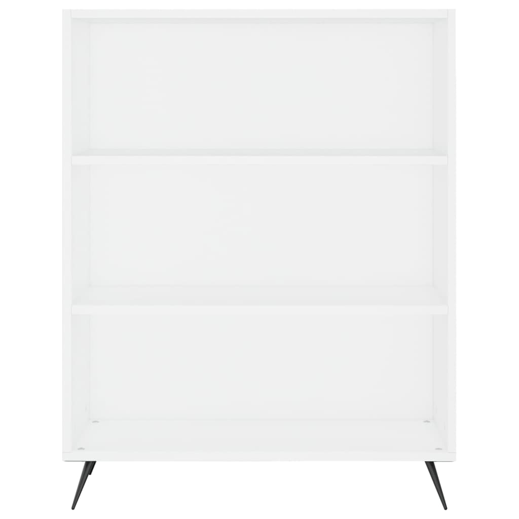 Highboard White 69,5x34x180 cm Engineered Wood