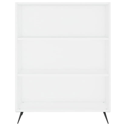 Highboard White 69,5x34x180 cm Engineered Wood