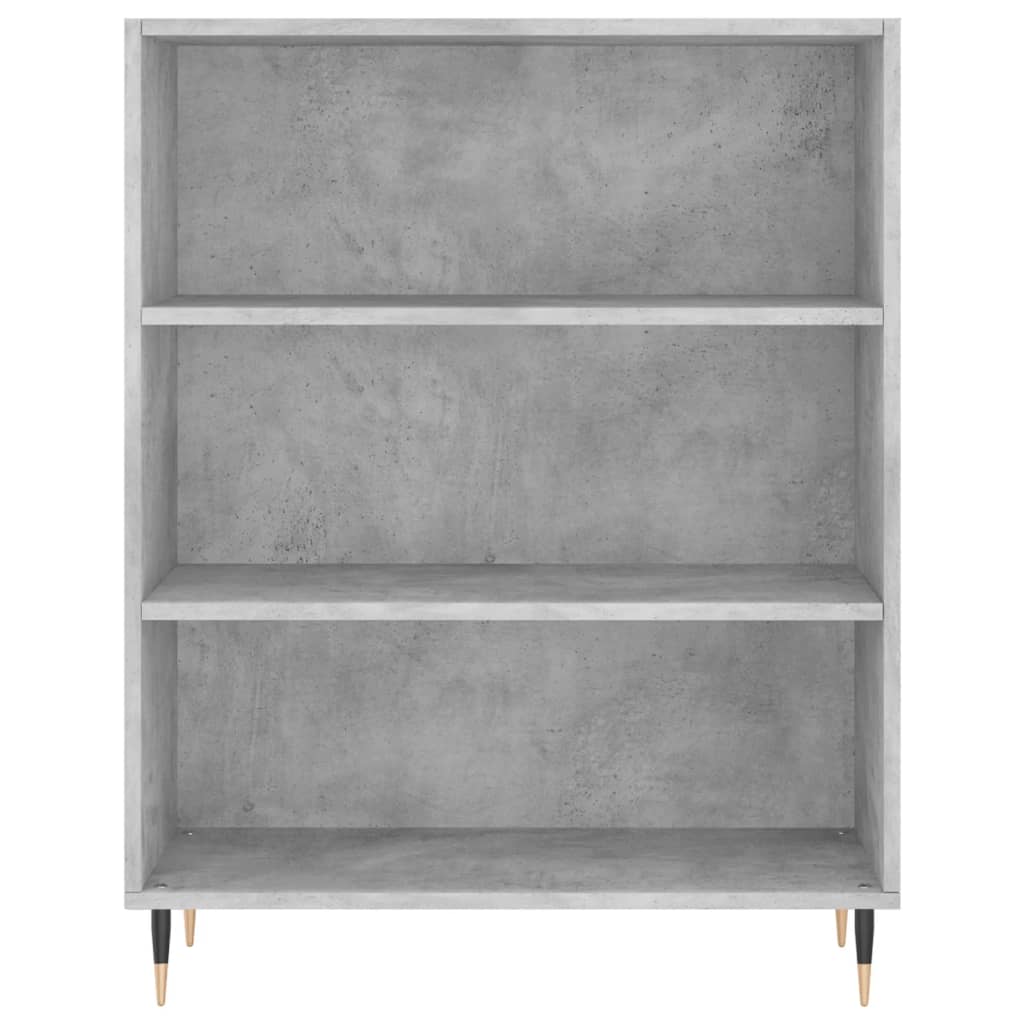 Highboard Concrete Grey 69,5x34x180 cm Engineered Wood