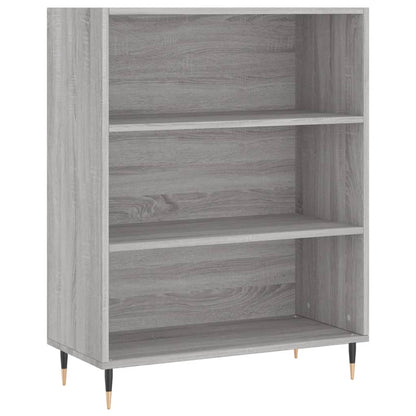 Highboard Grey Sonoma 69,5x34x180 cm Engineered Wood