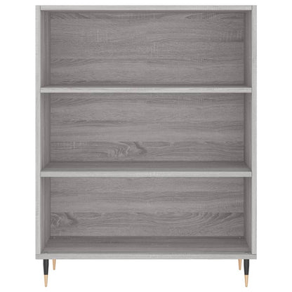 Highboard Grey Sonoma 69,5x34x180 cm Engineered Wood