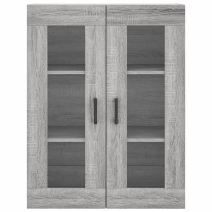 Highboard Grey Sonoma 69.5x34x180 cm Engineered Wood