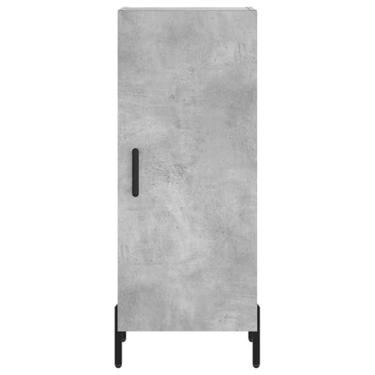 Highboard Concrete Grey 34,5x34x180 cm Engineered Wood