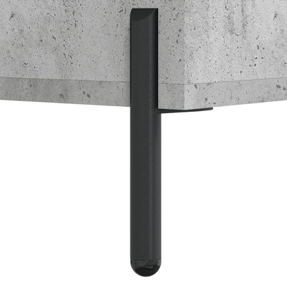 Highboard Concrete Grey 34,5x34x180 cm Engineered Wood