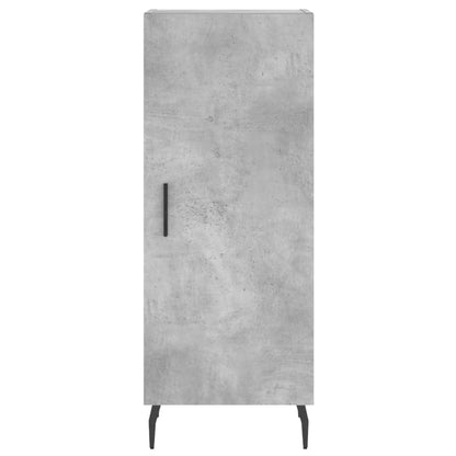 Highboard Concrete Grey 34,5x34x180 cm Engineered Wood