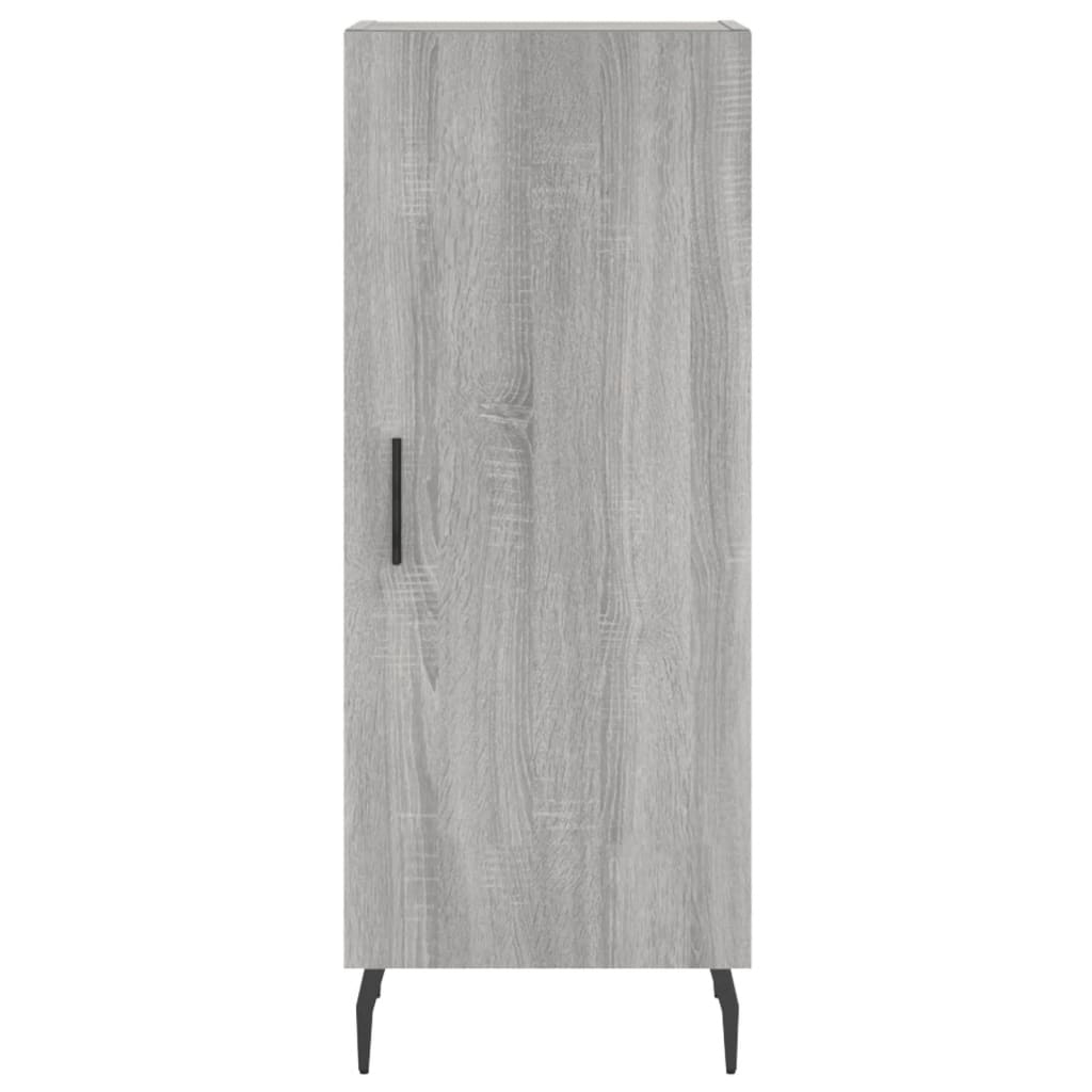 Highboard Grey Sonoma 34,5x34x180 cm Engineered Wood