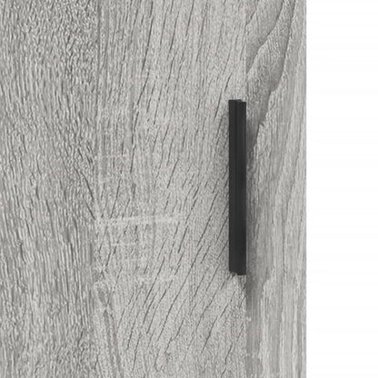 Highboard Grey Sonoma 34,5x34x180 cm Engineered Wood