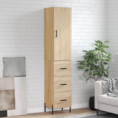 Highboard Sonoma Oak 34,5x34x180 cm Engineered Wood
