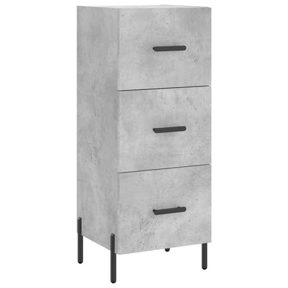 Highboard Concrete Grey 34,5x34x180 cm Engineered Wood