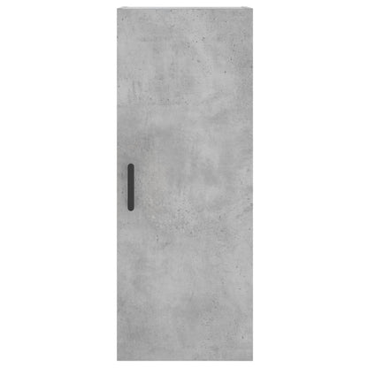 Highboard Concrete Grey 34,5x34x180 cm Engineered Wood