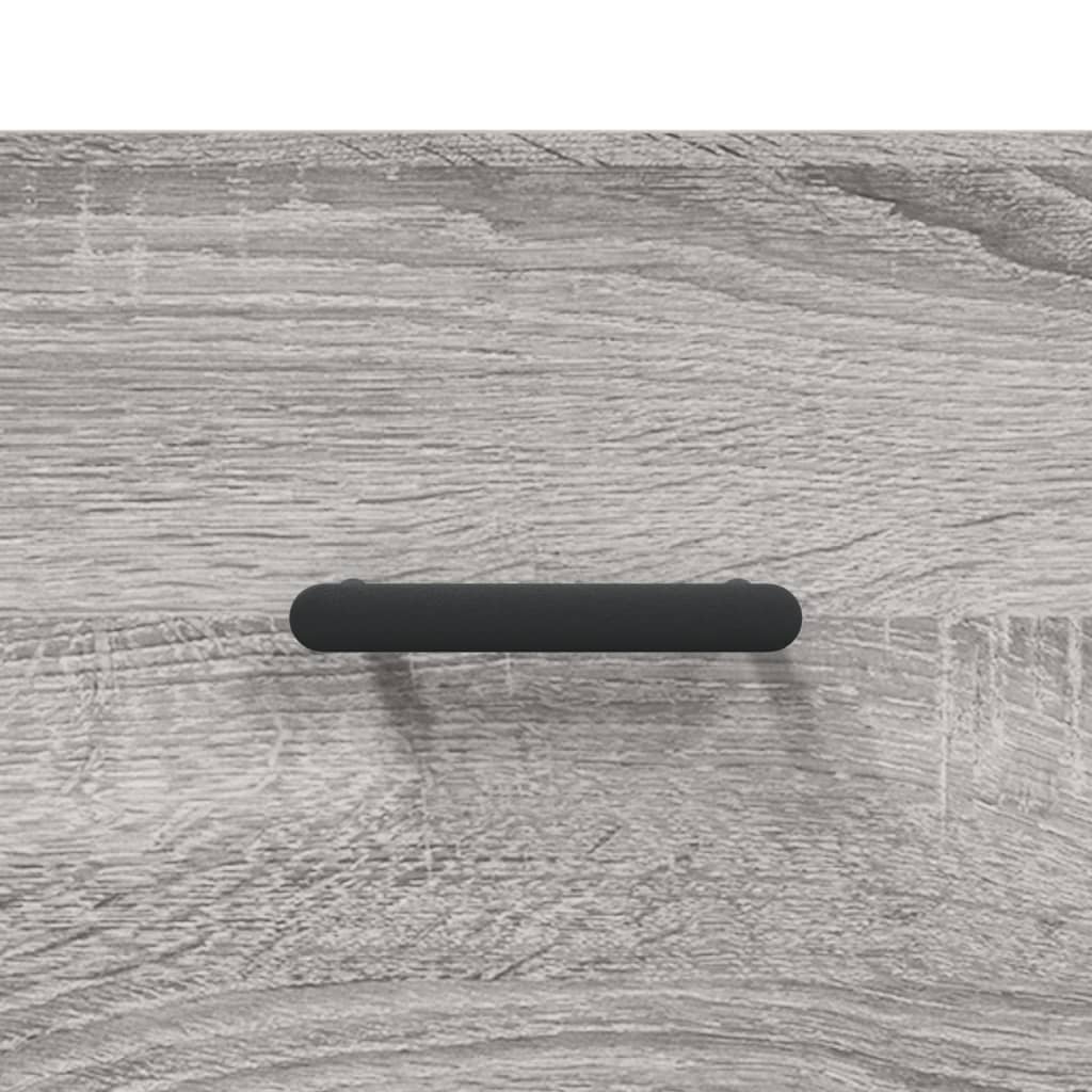 Highboard Grey Sonoma 34,5x34x180 cm Engineered Wood