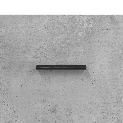 Highboard Concrete Grey 34,5x34x180 cm Engineered Wood