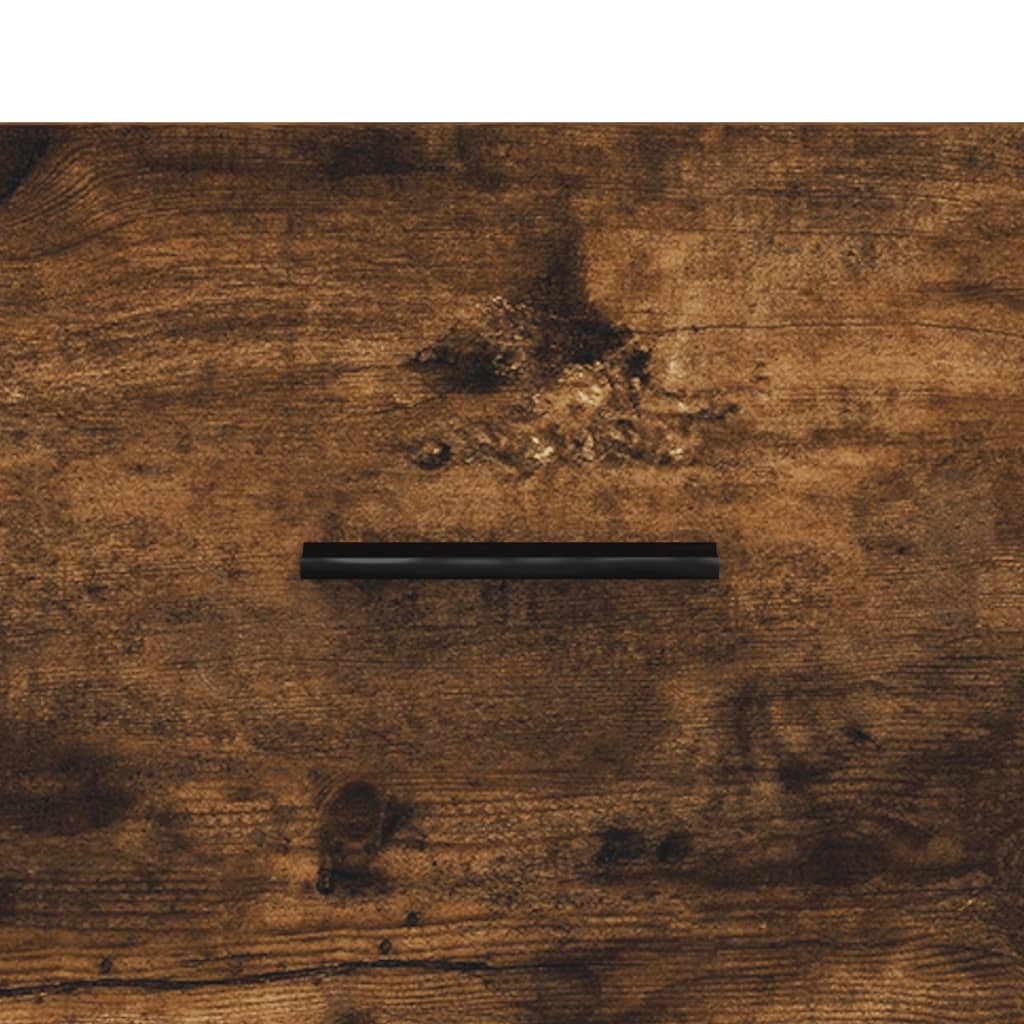 Highboard Smoked Oak 34,5x34x180 cm Engineered Wood