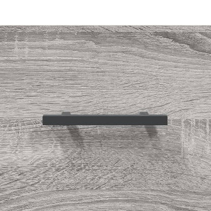 Highboard Grey Sonoma 34.5x34x180 cm Engineered Wood