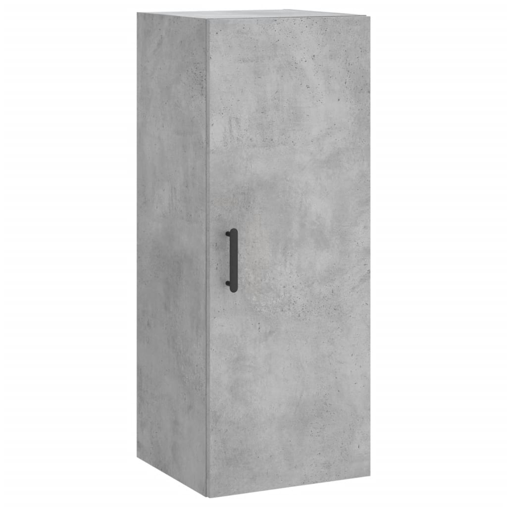 Highboard Concrete Grey 34,5x34x180 cm Engineered Wood