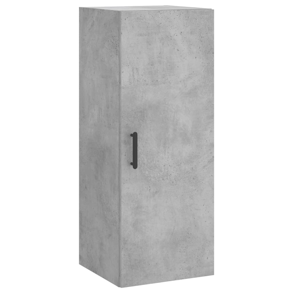 Highboard Concrete Grey 34,5x34x180 cm Engineered Wood