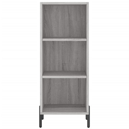 Highboard Grey Sonoma 34,5x34x180 cm Engineered Wood