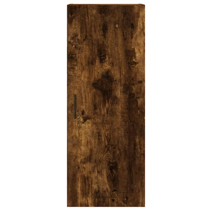 Highboard Smoked Oak 34,5x34x180 cm Engineered Wood