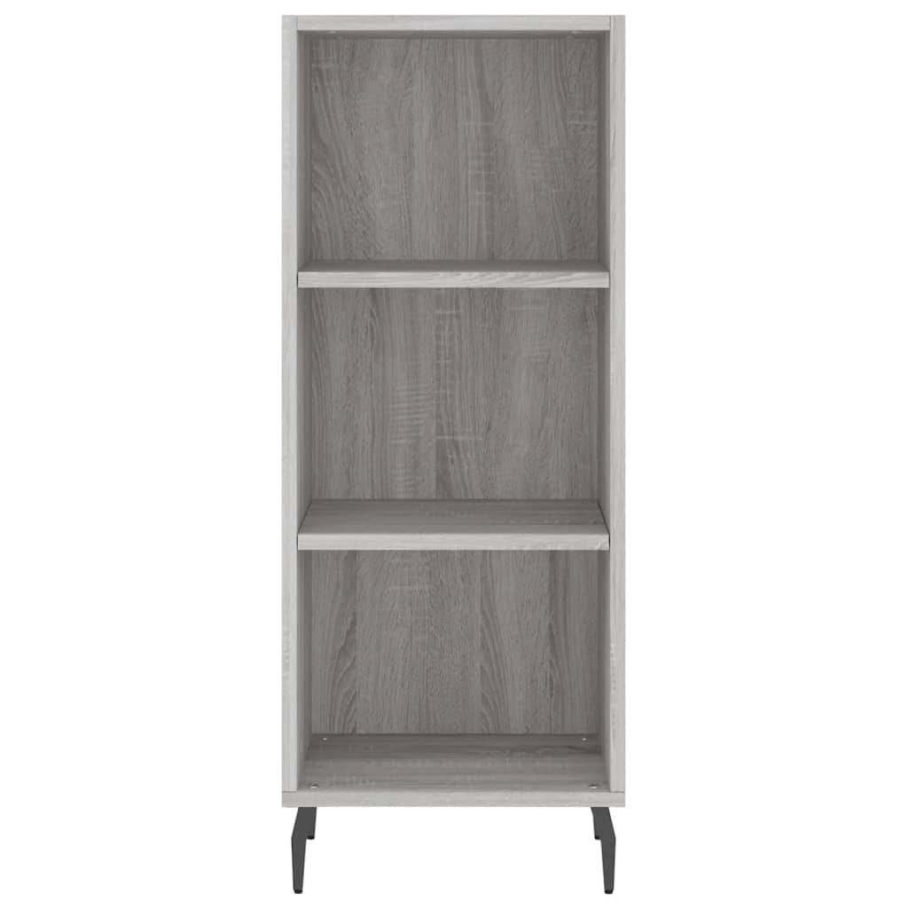 Highboard Grey Sonoma 34,5x34x180 cm Engineered Wood