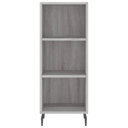 Highboard Grey Sonoma 34,5x34x180 cm Engineered Wood