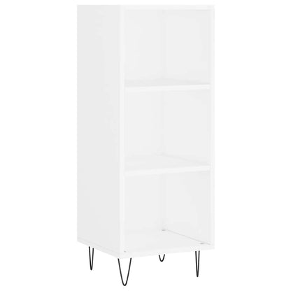 Highboard White 34.5x34x180 cm Engineered Wood
