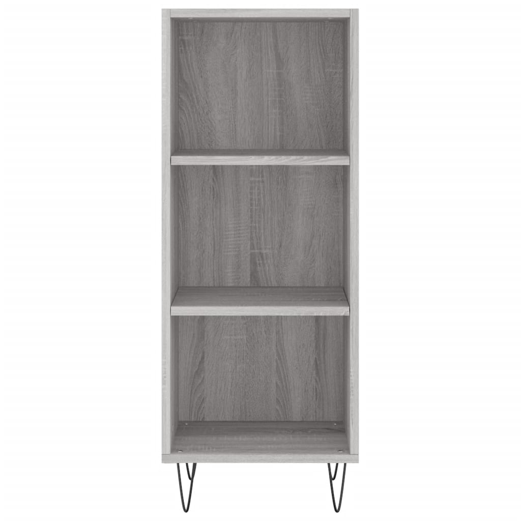 Highboard Grey Sonoma 34.5x34x180 cm Engineered Wood
