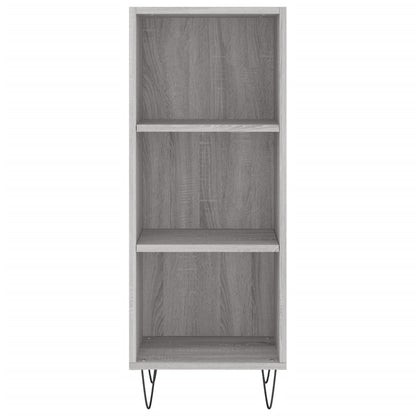 Highboard Grey Sonoma 34.5x34x180 cm Engineered Wood