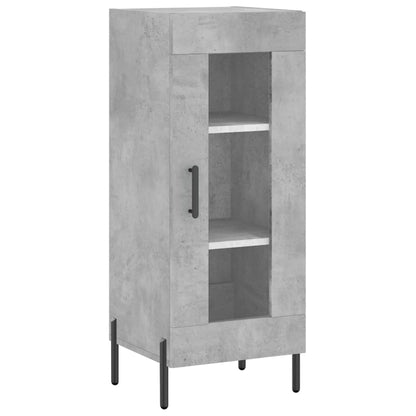 Highboard Concrete Grey 34,5x34x180 cm Engineered Wood