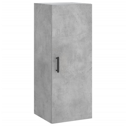 Highboard Concrete Grey 34,5x34x180 cm Engineered Wood