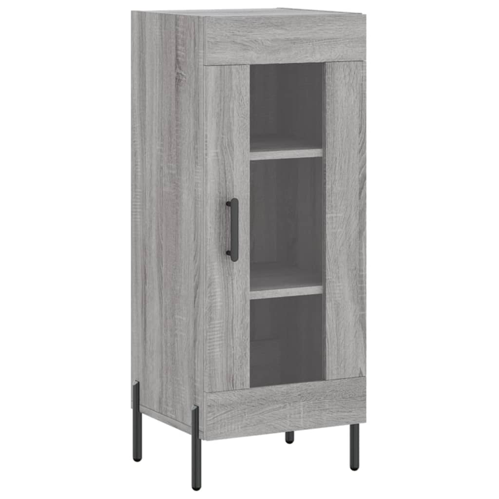 Highboard Grey Sonoma 34,5x34x180 cm Engineered Wood