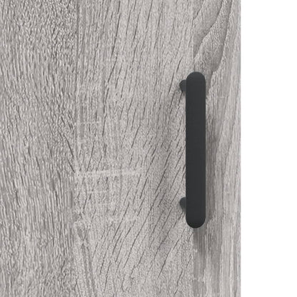 Highboard Grey Sonoma 34,5x34x180 cm Engineered Wood
