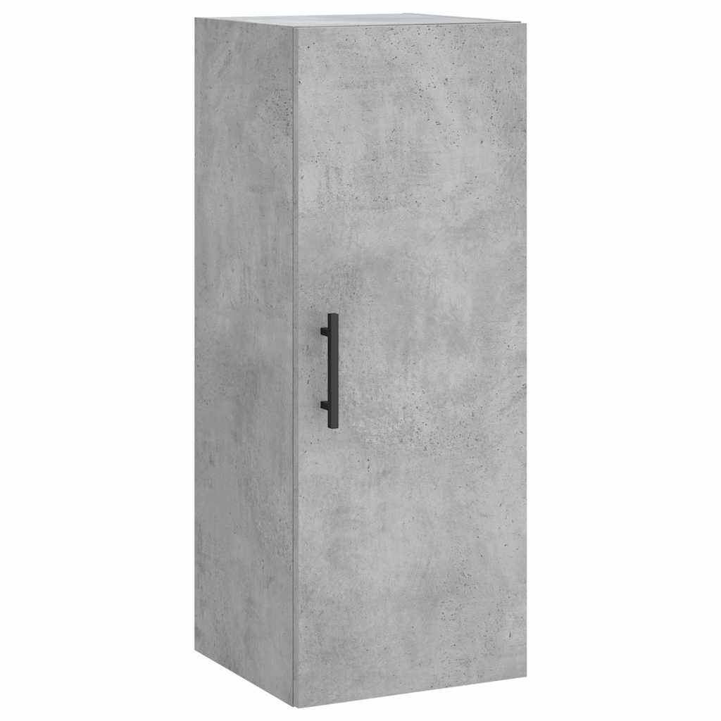 Highboard Concrete Grey 34.5x34x180 cm Engineered Wood