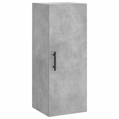 Highboard Concrete Grey 34.5x34x180 cm Engineered Wood