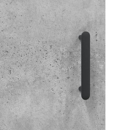 Highboard Concrete Grey 34,5x34x180 cm Engineered Wood