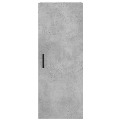Highboard Concrete Grey 34,5x34x180 cm Engineered Wood