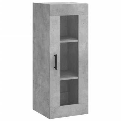 Highboard Concrete Grey 34,5x34x180 cm Engineered Wood