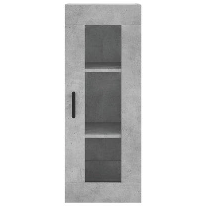 Highboard Concrete Grey 34,5x34x180 cm Engineered Wood