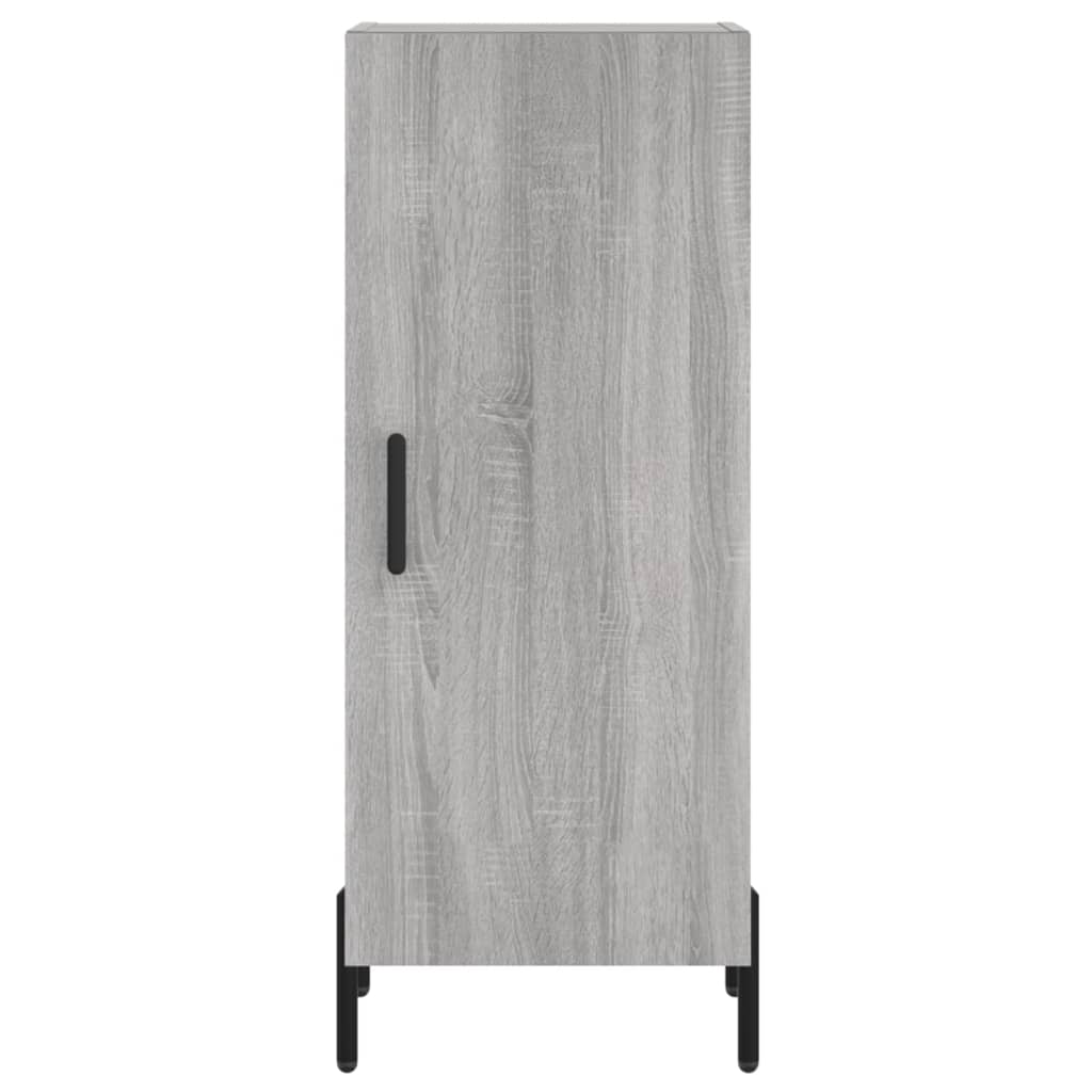 Highboard Grey Sonoma 34,5x34x180 cm Engineered Wood
