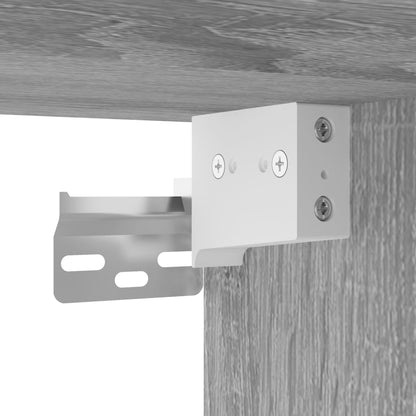 Highboard Grey Sonoma 34,5x34x180 cm Engineered Wood