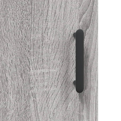 Highboard Grey Sonoma 34,5x34x180 cm Engineered Wood